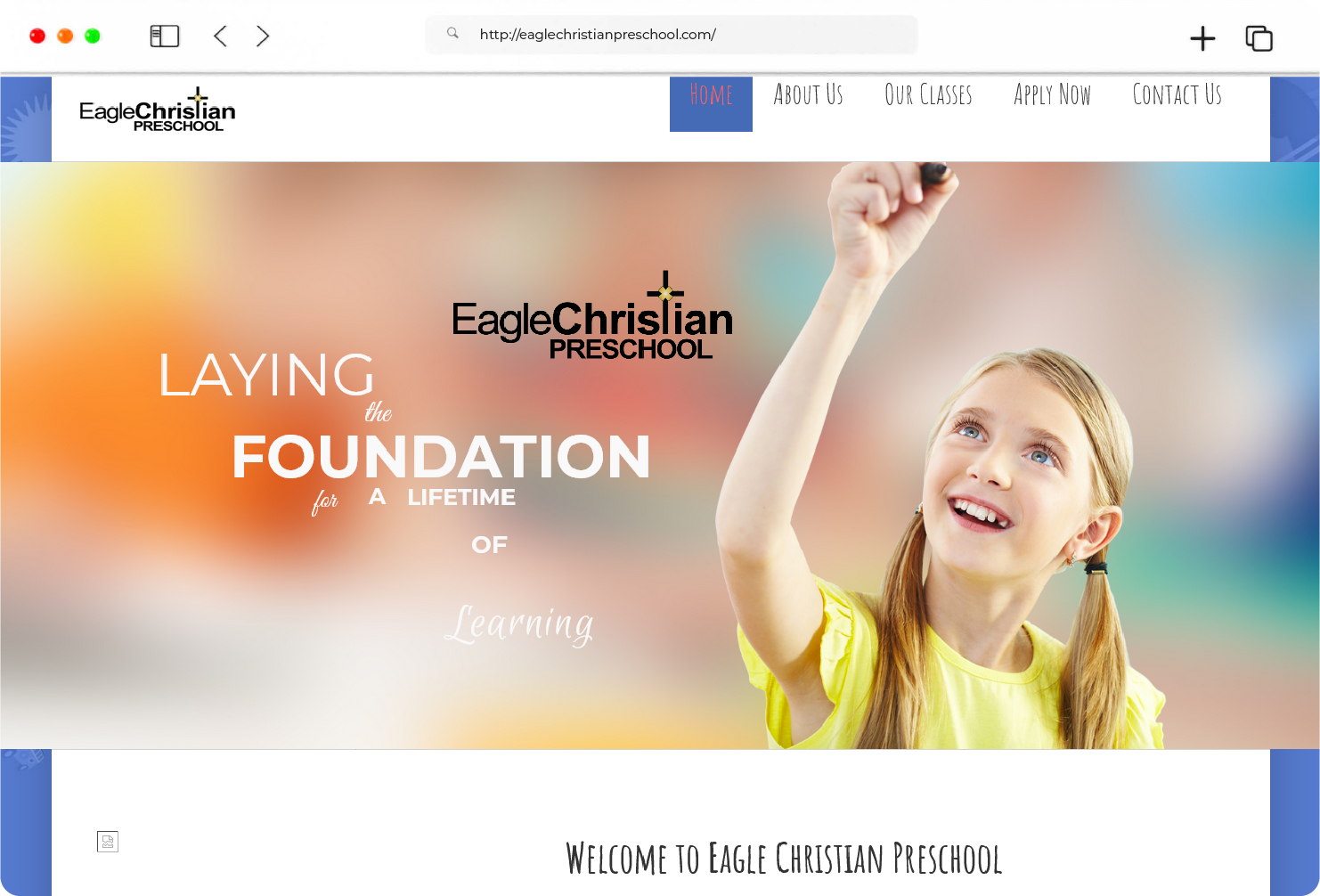 Eagle Christian home page Eagle Christian home page